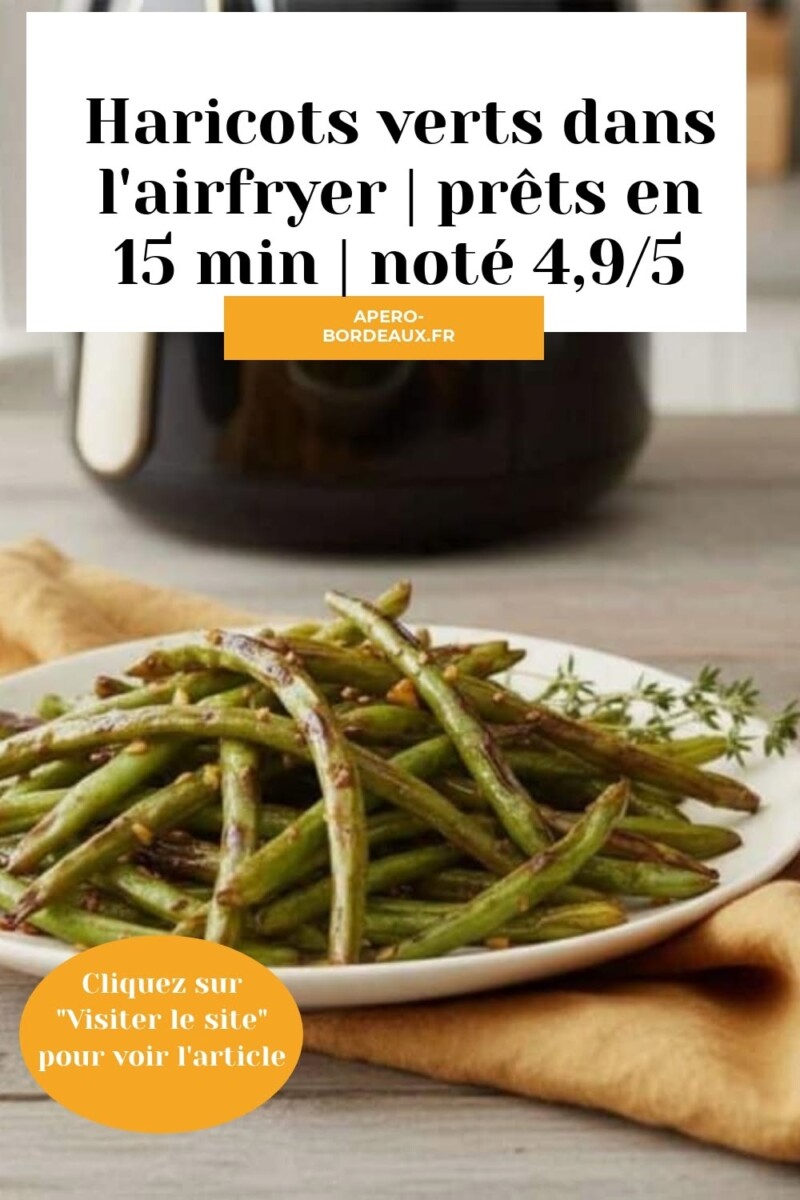 Cuisson vapeur haricots verts