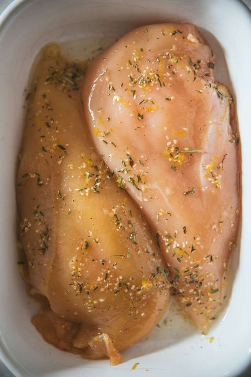 Poulet moelleux cuit au four