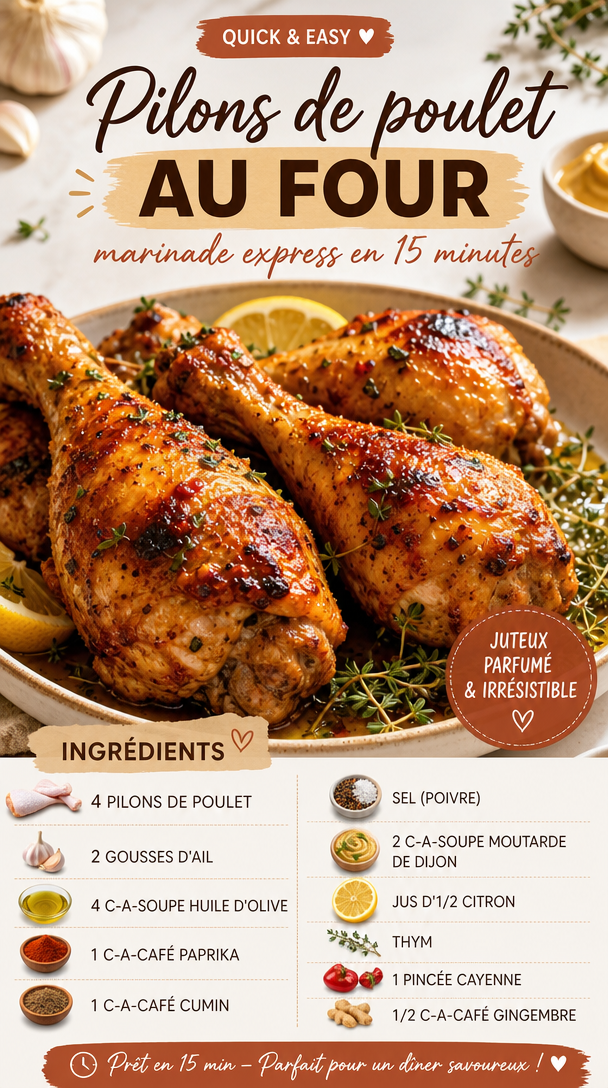 Cuisson poulet au four