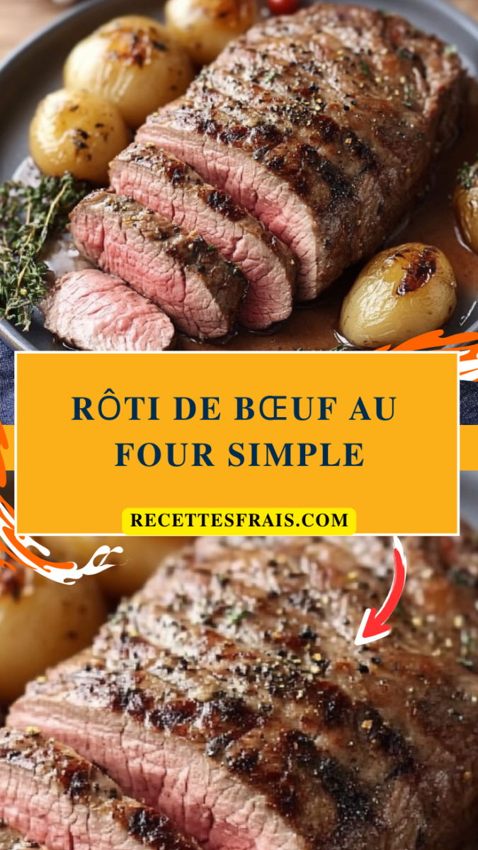 Roti de boeuf savoureux
