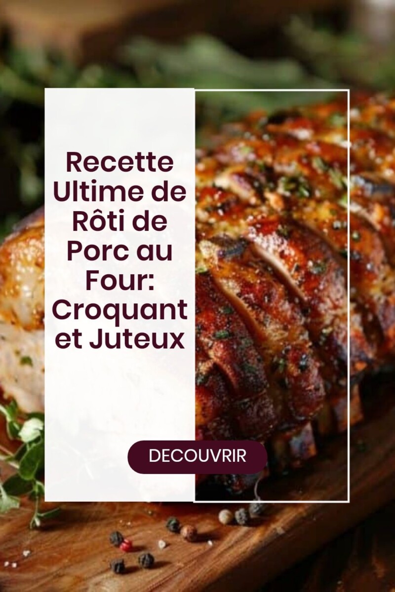 recette rôti de porc